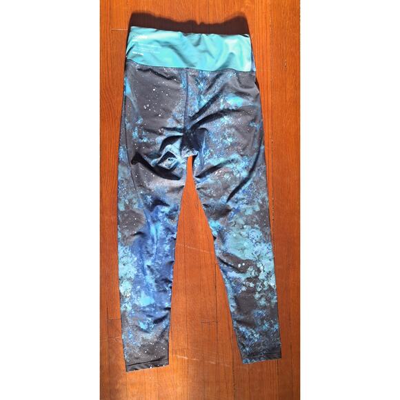 Oiselle Galaxy Leggings Blue Size Small Womens Yoga pants Gym Clothes - Picture 4 of 4